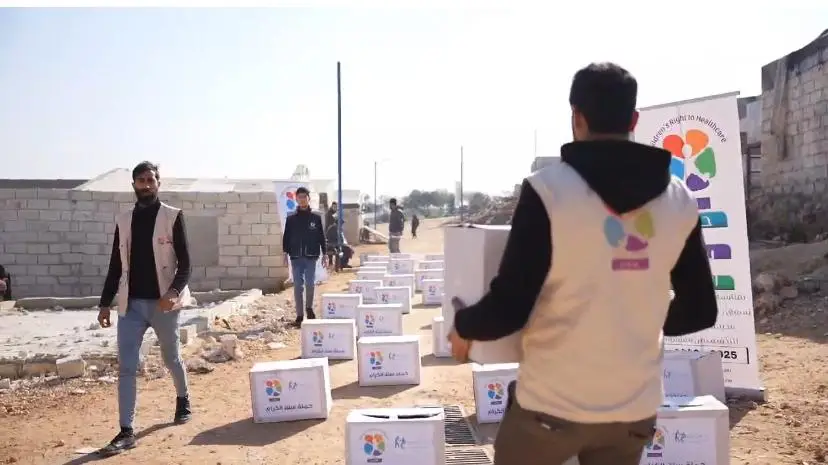 Box alimentaires en Syrie