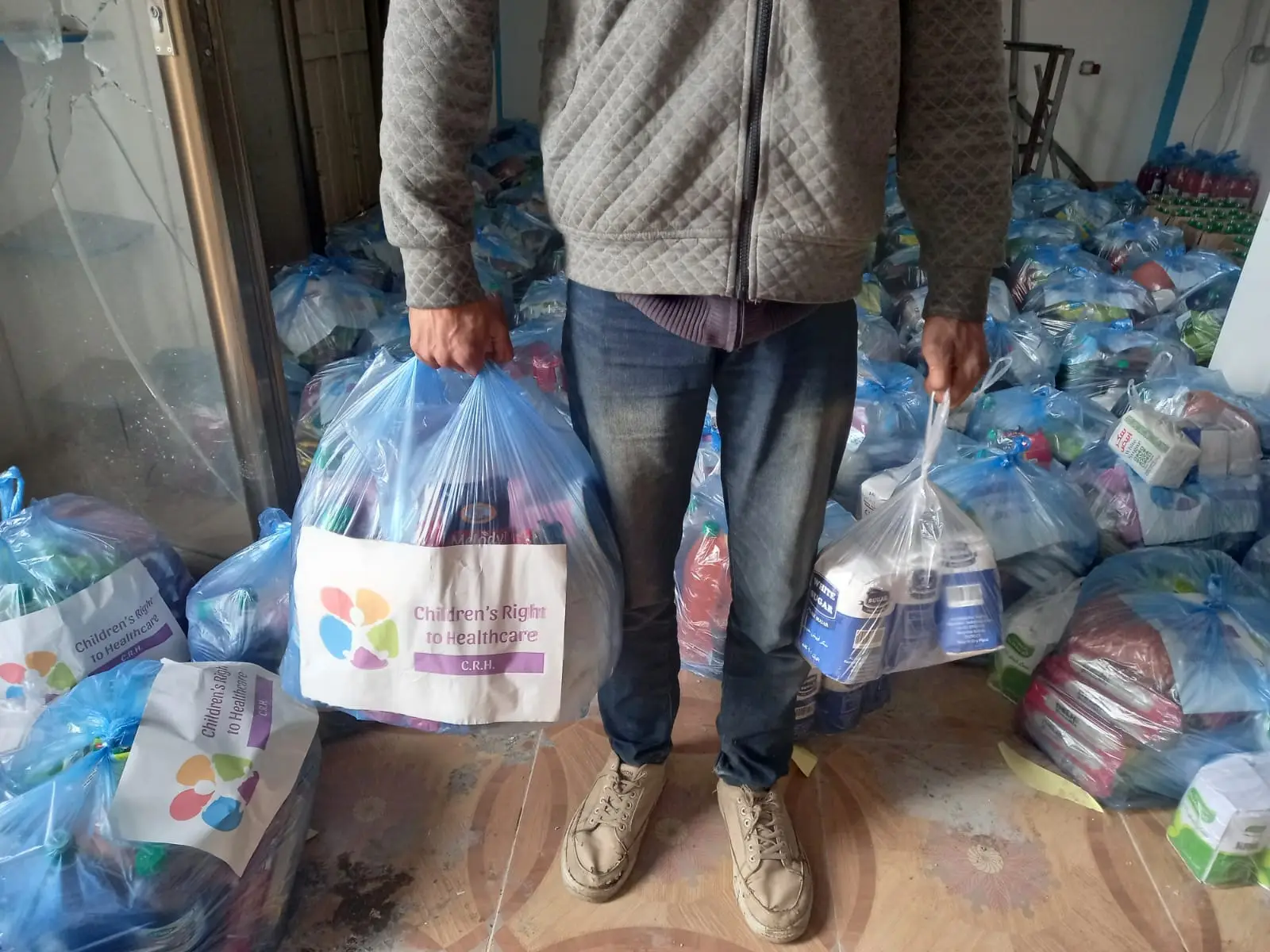 Box alimentaires à Gaza