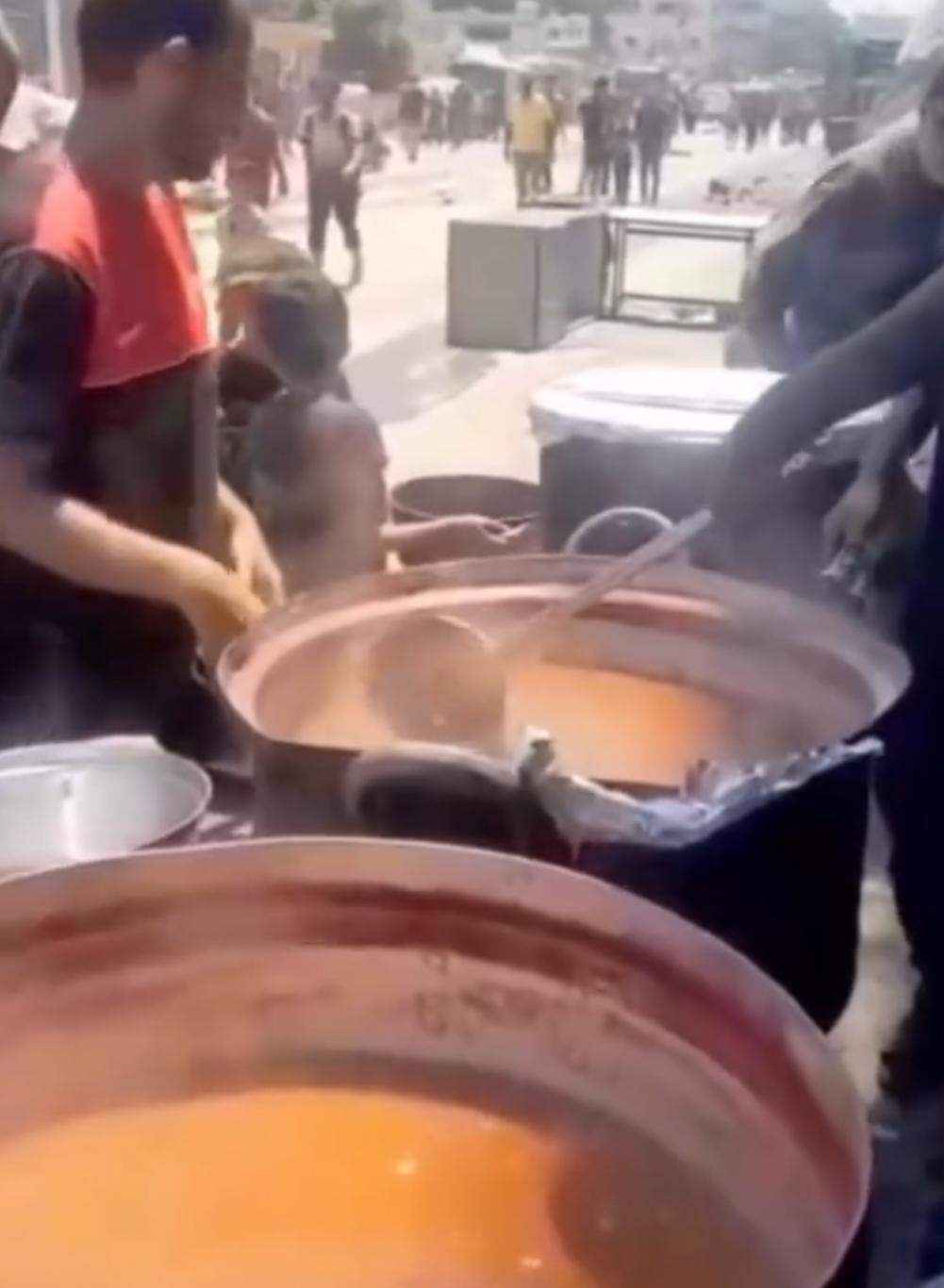 Des repas chaud servis à Gaza
